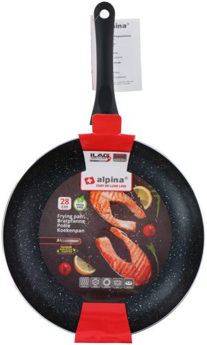 ALPINA kerámia serpenyő 28cm, 2 mm alj. Indukciós, és minden hőforráshoz használható