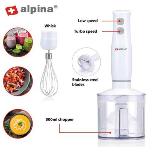 Alpina Botmixer szett 400W, 2 sebességes , 500ml