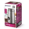 Brock CG 1050 SS, 150 W, 50g, Rozsdamentes acél, Inox, Elektromos kávédaráló