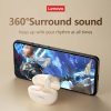 Lenovo Thinkplus LP19 Bluetooth 5.1 Vezeték Nélküli Fülhallgató Töltőtokkal, Fehér