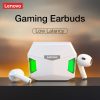 Lenovo GM5 Gamer Bluetooth 5.0 Vezeték Nélküli Fülhallgató Töltőtokkal, Fehér